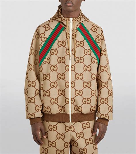 buy mens gucci jacket|gucci gg print jacket men's.